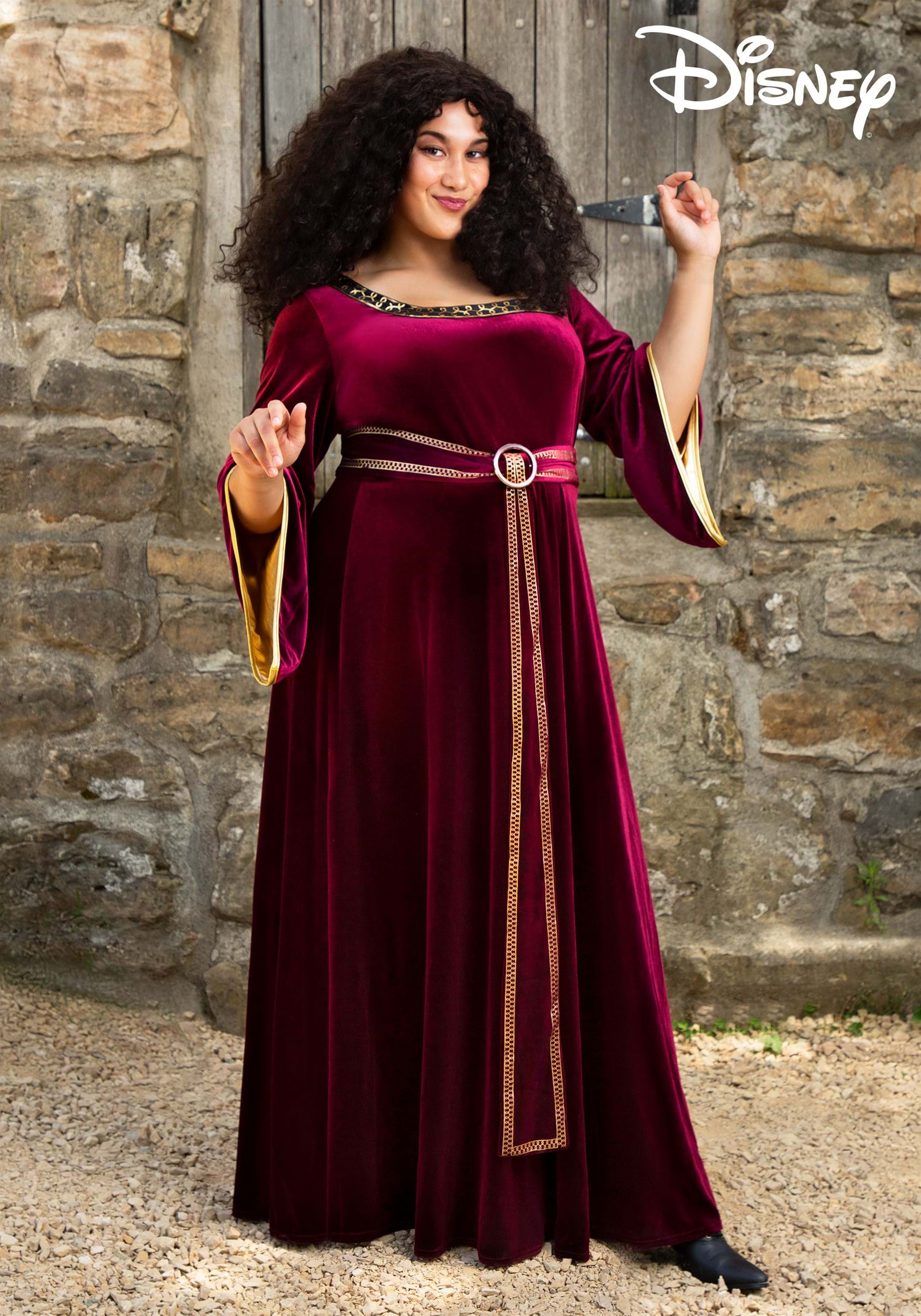 Plus Size Tangled Mother Gothel Women's Costume