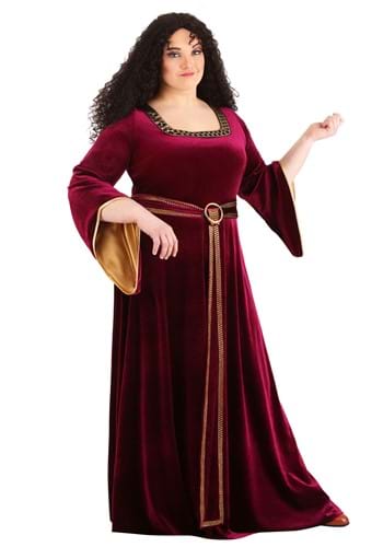 Click Here to buy Plus Size Tangled Mother Gothel Womens Costume from HalloweenCostumes, CDN Funds & Shipping