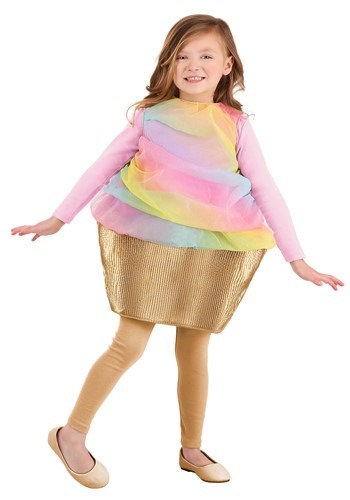 Rainbow Cupcake Girls Costume
