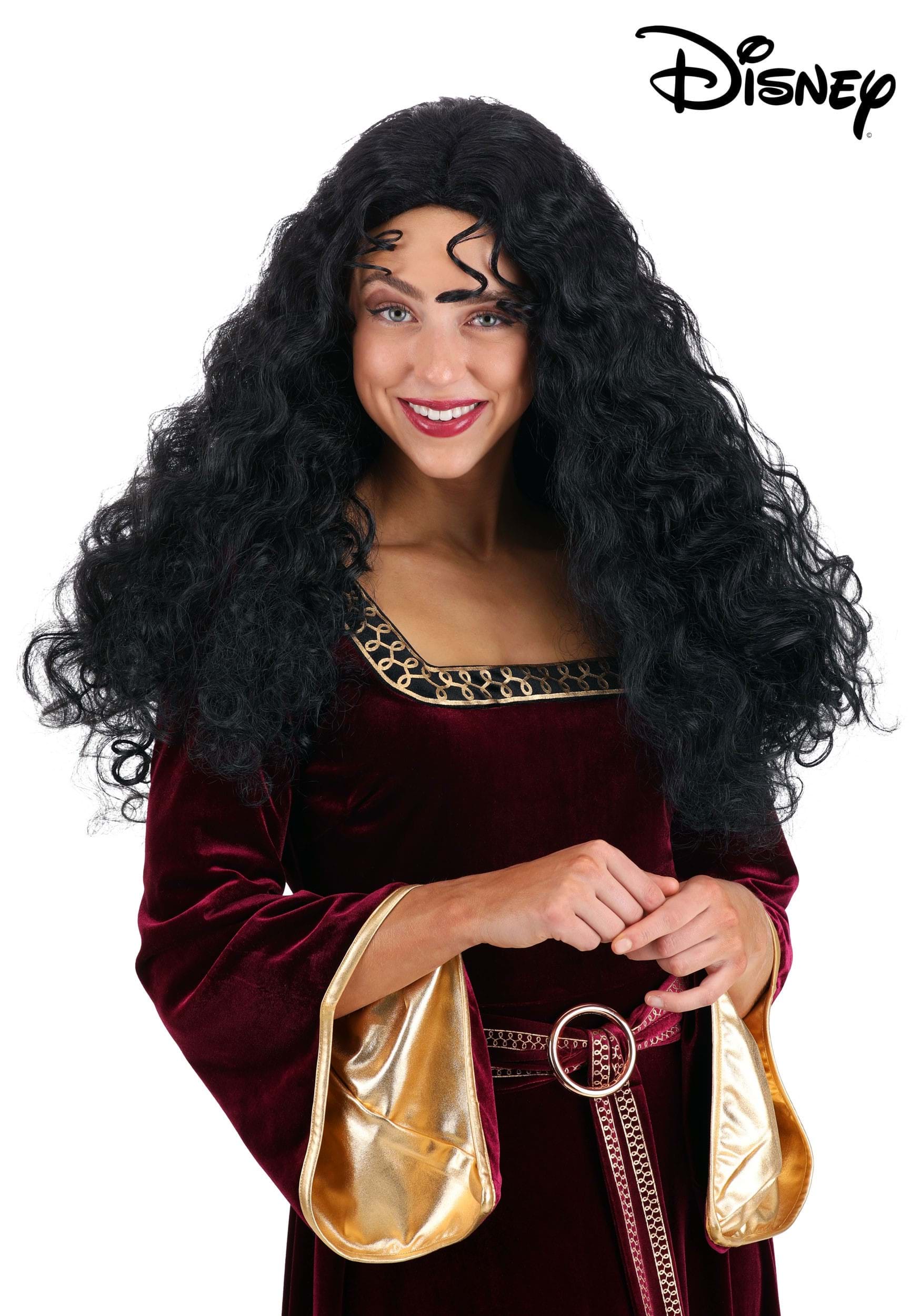 Disney Tangled Mother Gothel Black Wig