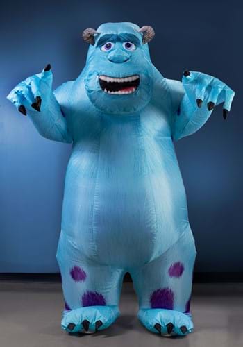 Click Here to buy Monsters Inc Sulley Inflatable Costume for Adults from HalloweenCostumes, CDN Funds & Shipping