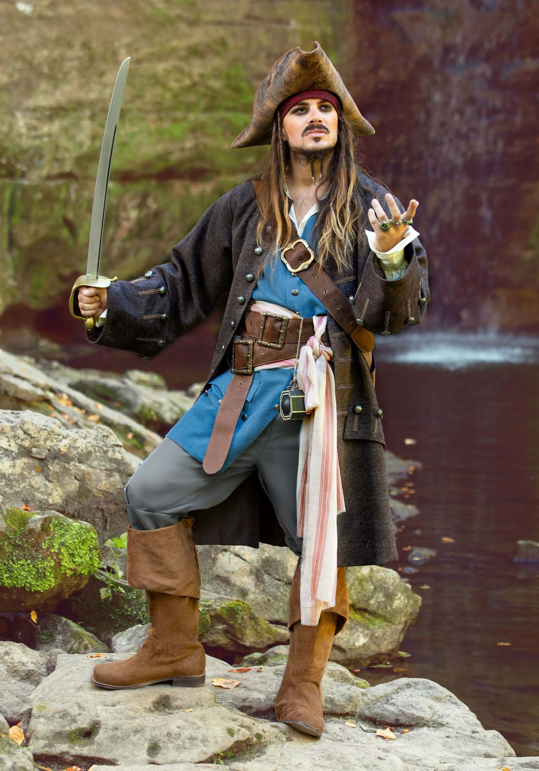 Deluxe Posh PIRATE - Captain Hook / Jack Sparrow - THE FULL LOOK