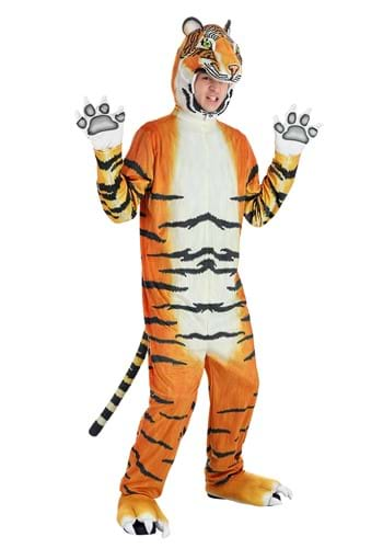 Click Here to buy Realistic Tiger Adult Costume from HalloweenCostumes, CDN Funds & Shipping