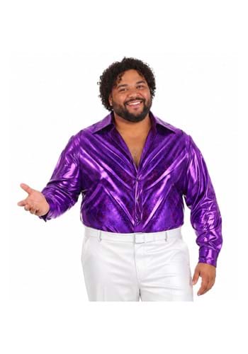 Mens Plus Size Shattered Glass Disco Shirt Main 1