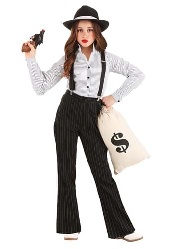 Girl's 1920s Gangster Lady Costume
