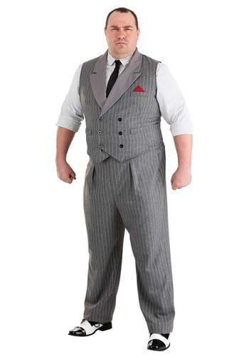 Click Here to buy Plus Size Mens Ruthless Gangster Costume from HalloweenCostumes, CDN Funds & Shipping