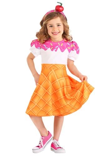 Click Here to buy Ice Cream Cone Costume for Toddler from HalloweenCostumes, CDN Funds & Shipping