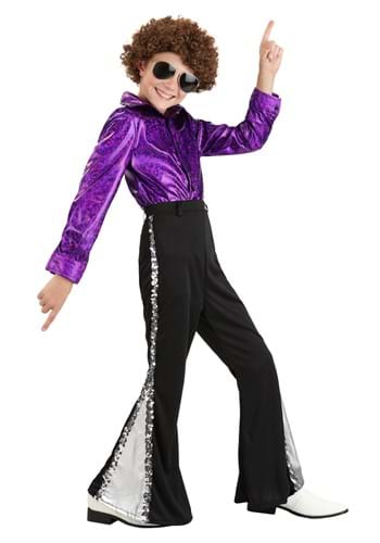 Click Here to buy Silver Sequin Disco Kids Pants from HalloweenCostumes, CDN Funds & Shipping