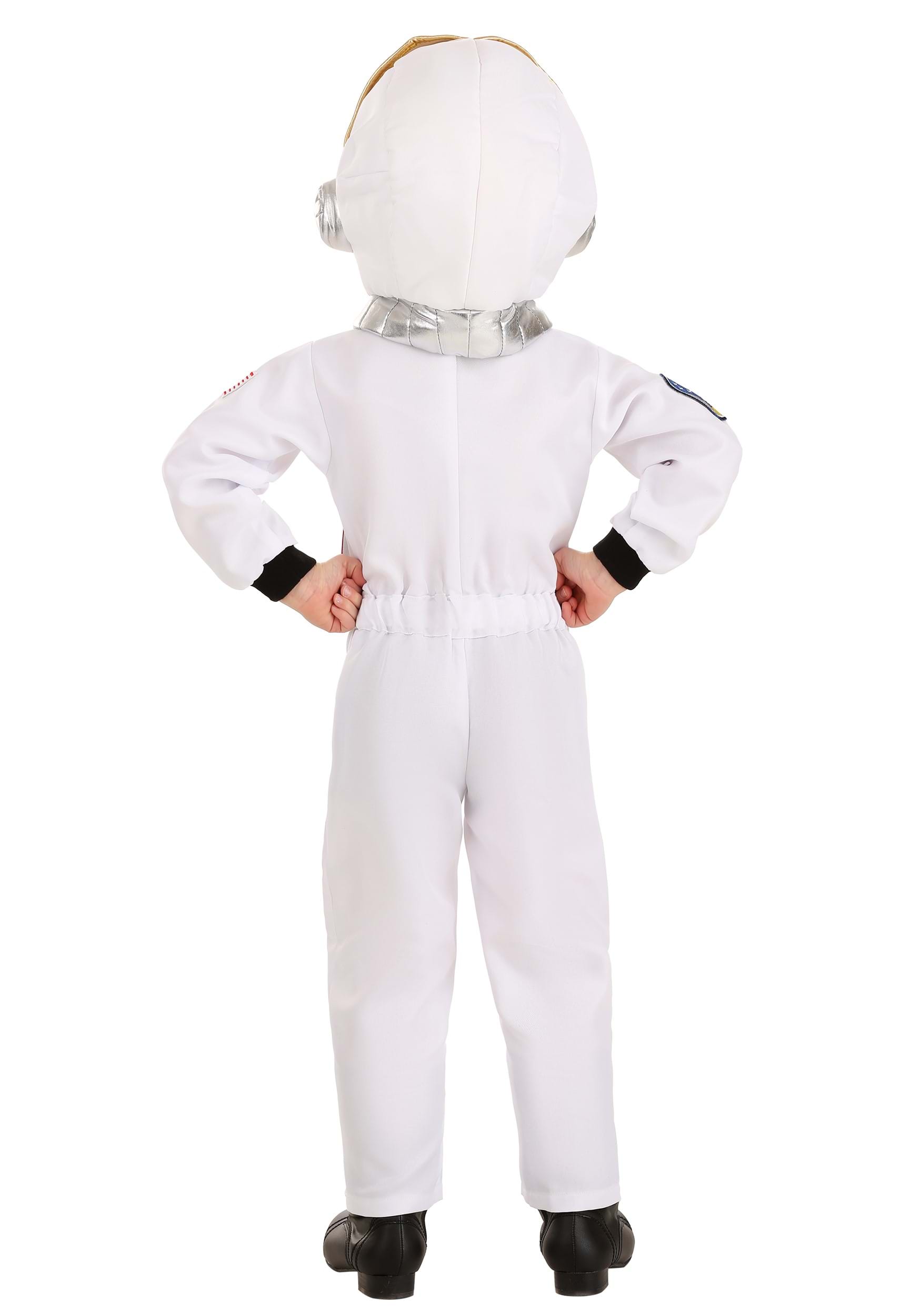 White Astronaut Jumpsuit Toddler Costume