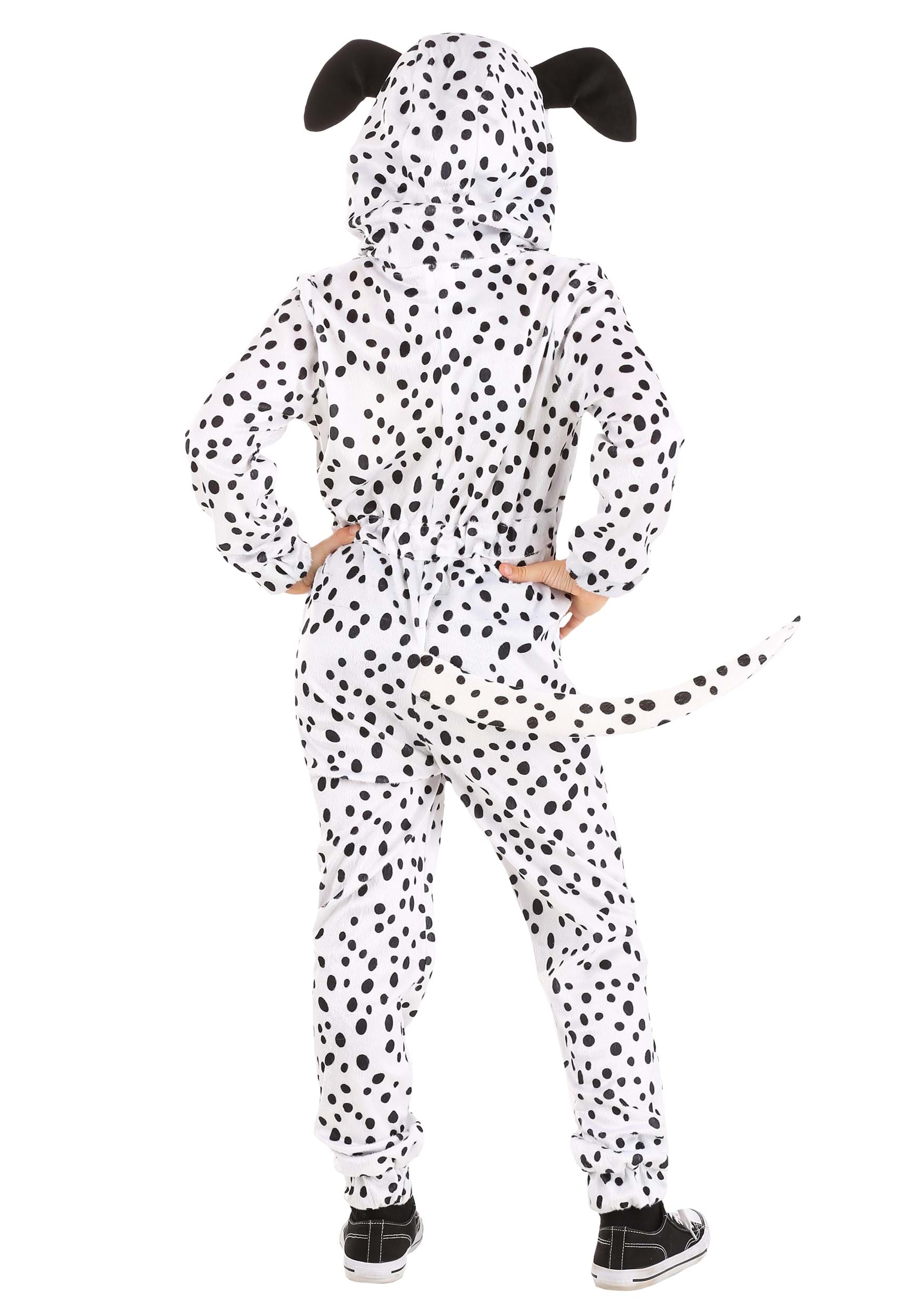 Cozy Dalmatian Jumpsuit Girl's Costume