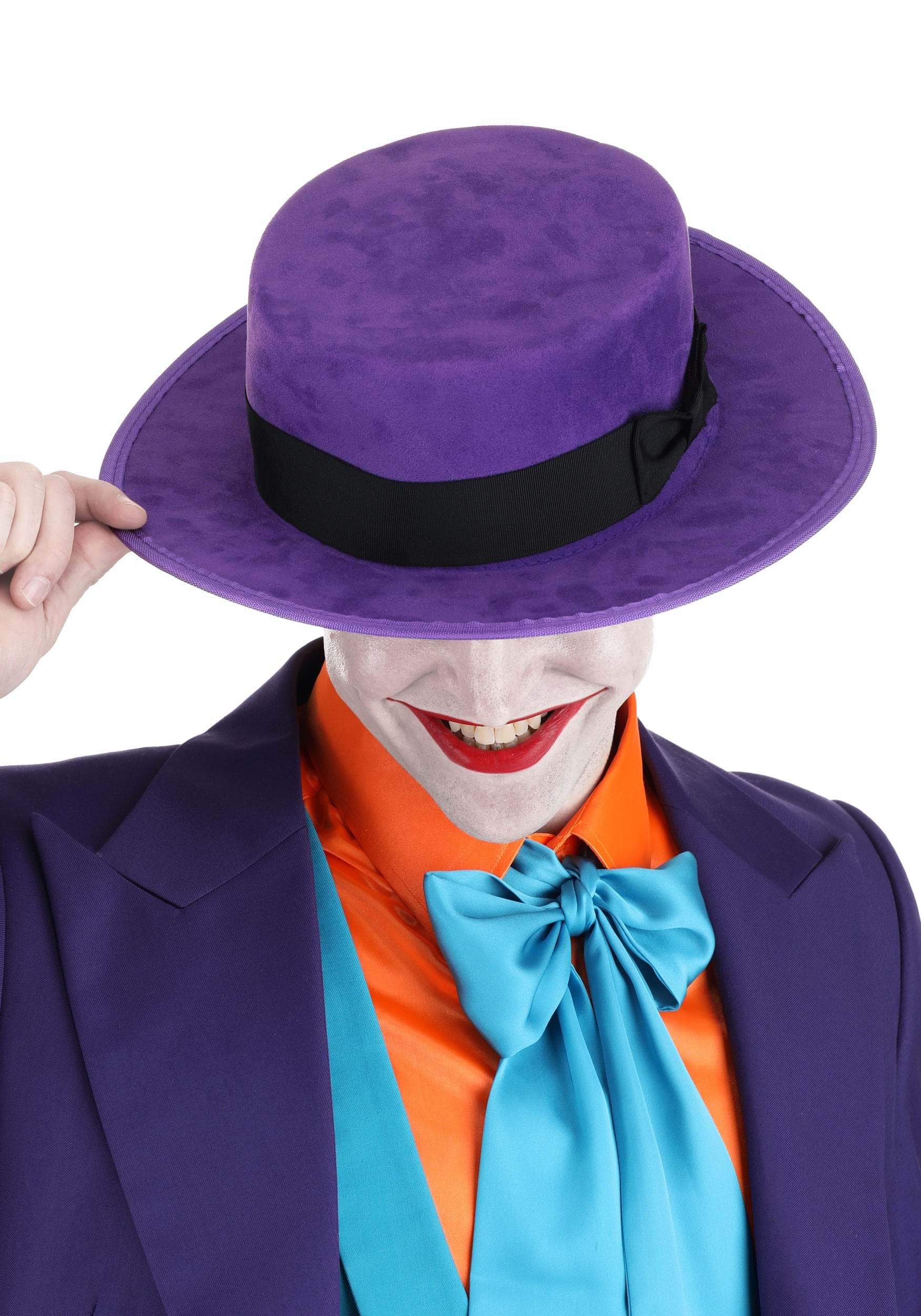 1989 Batman Joker Suit Hat , Joker Costume Hats For Men