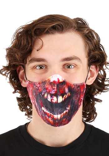 Click Here to buy Zombie Sublimated Face Mask for Adults from HalloweenCostumes, CDN Funds & Shipping