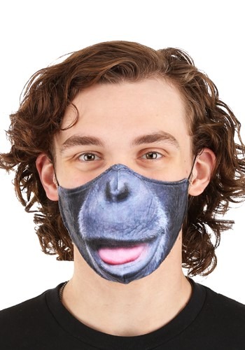 Click Here to buy Gorilla Sublimated Face Mask for Adults from HalloweenCostumes, CDN Funds & Shipping