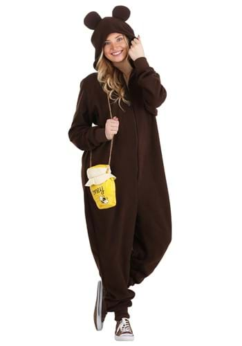 Click Here to buy Bear Onesie Adult Costume from HalloweenCostumes, CDN Funds & Shipping