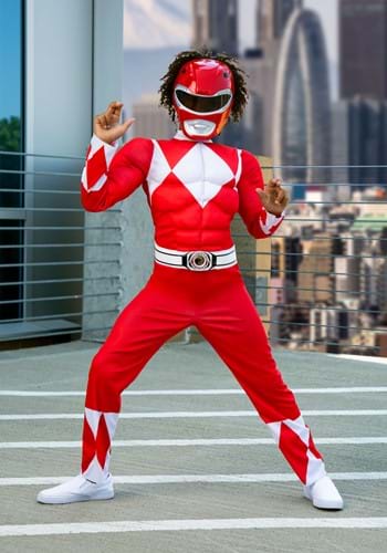 Click Here to buy Boys Power Rangers Red Ranger Costume from HalloweenCostumes, CDN Funds & Shipping