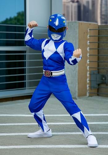 Click Here to buy Power Rangers Boys Blue Ranger Costume from HalloweenCostumes, CDN Funds & Shipping