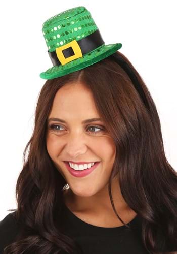 Click Here to buy Mini Sequin Leprechaun Hat Headband from HalloweenCostumes, CDN Funds & Shipping