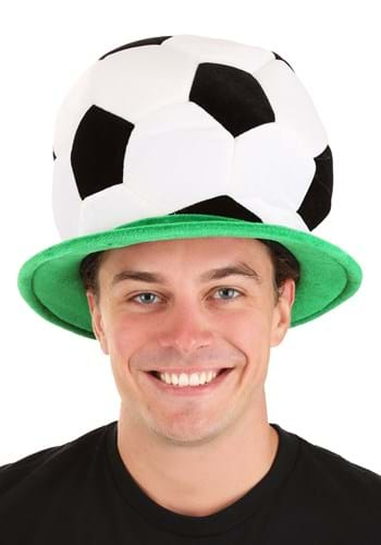 Click Here to buy Plush Soccer Ball Hat from HalloweenCostumes, CDN Funds & Shipping