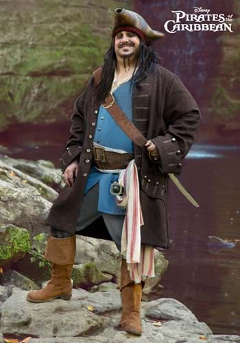 Men's Pirate Captain Costume, Men's Pirate Costume, Men's Black