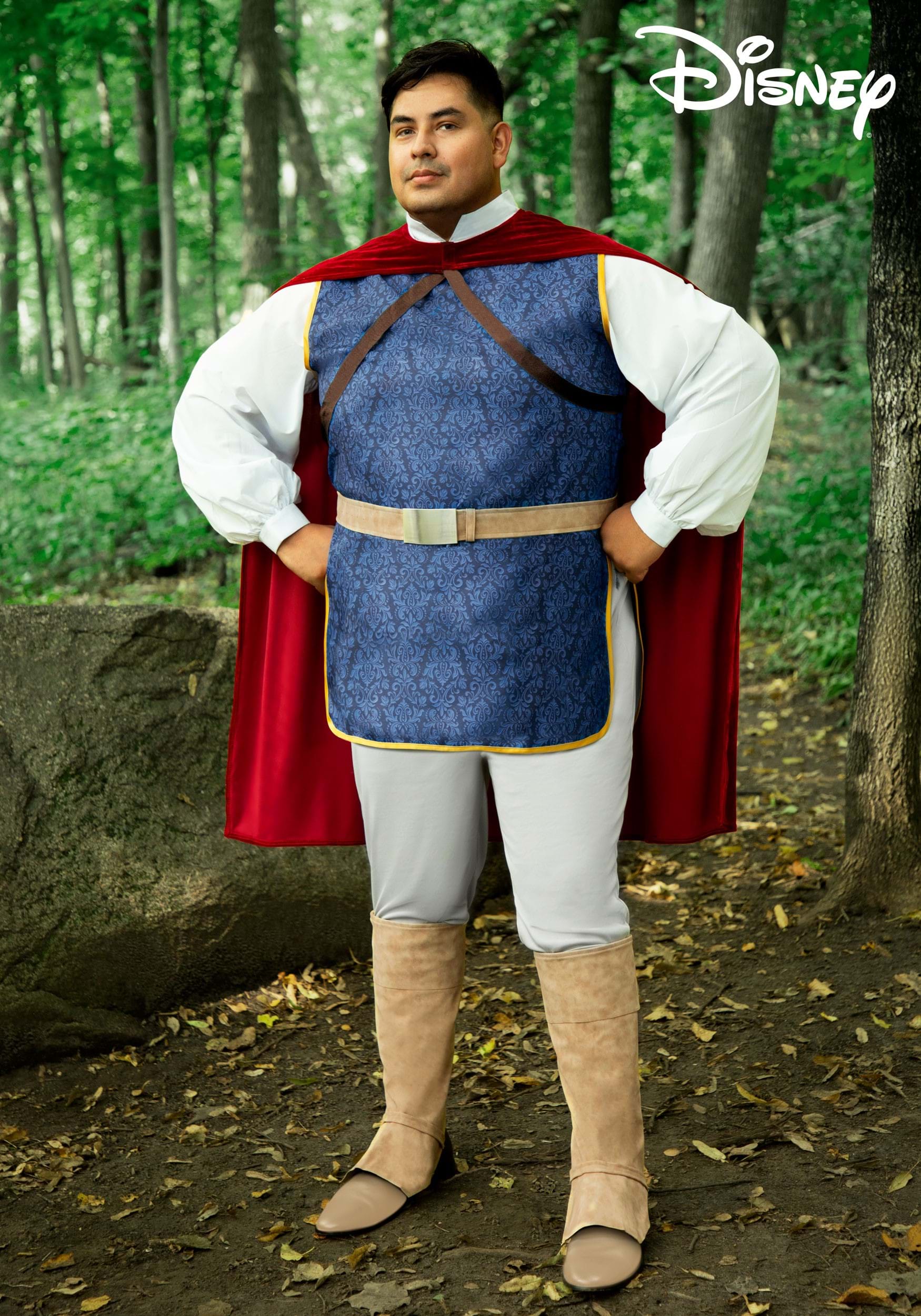Plus Size Snow White The Prince Men's Costume