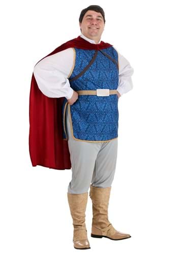 Mens Plus Size Snow White Prince Costume