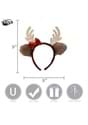 Reindeer Glitter Bow Headband Alt 3
