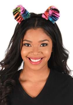 Neon Rainbow Tiger Ears Headband Update