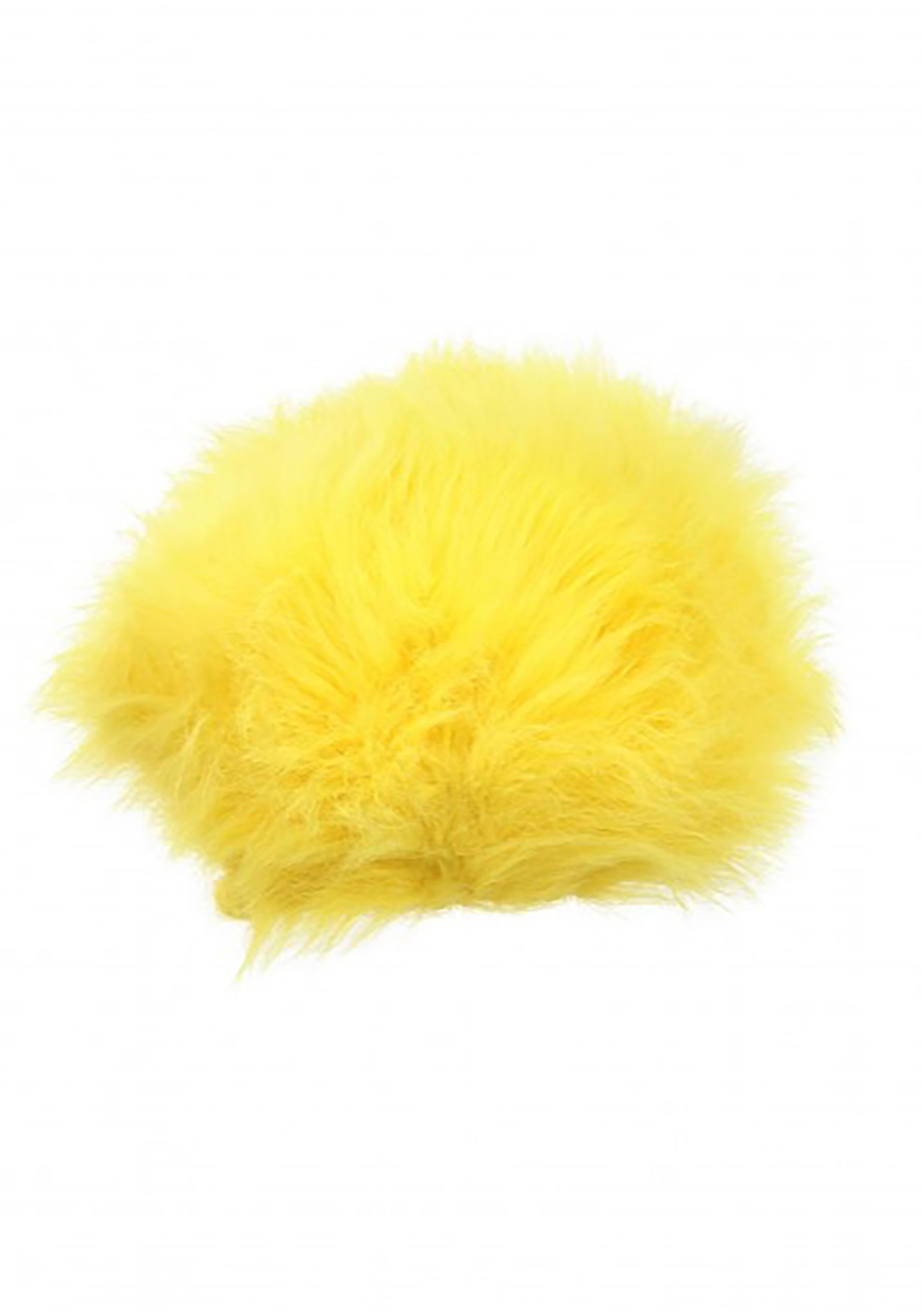 Yellow Fuzzy Wig