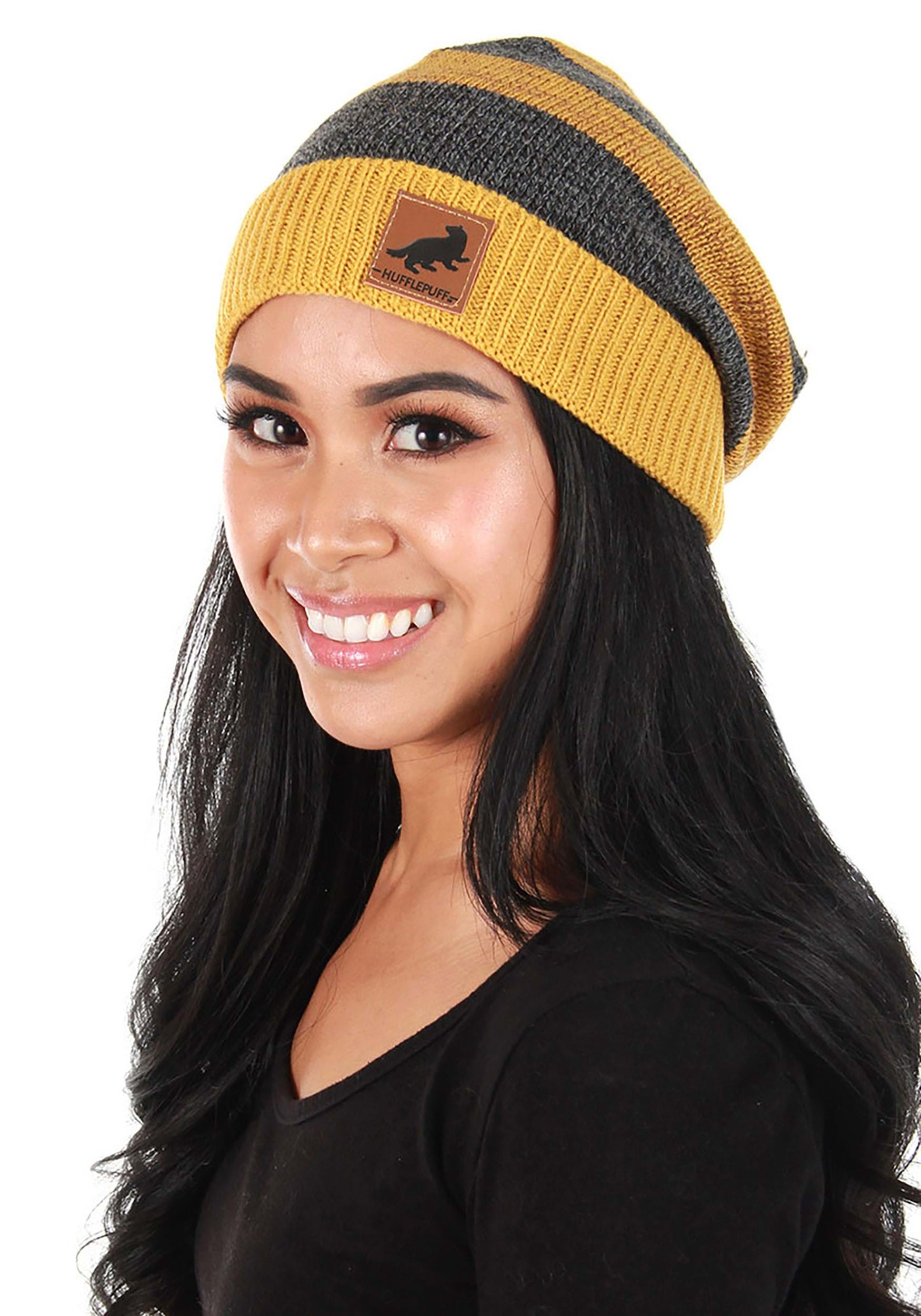 Harry Potter Hufflepuff Knit Heathered Beanie | Harry Potter Accessories