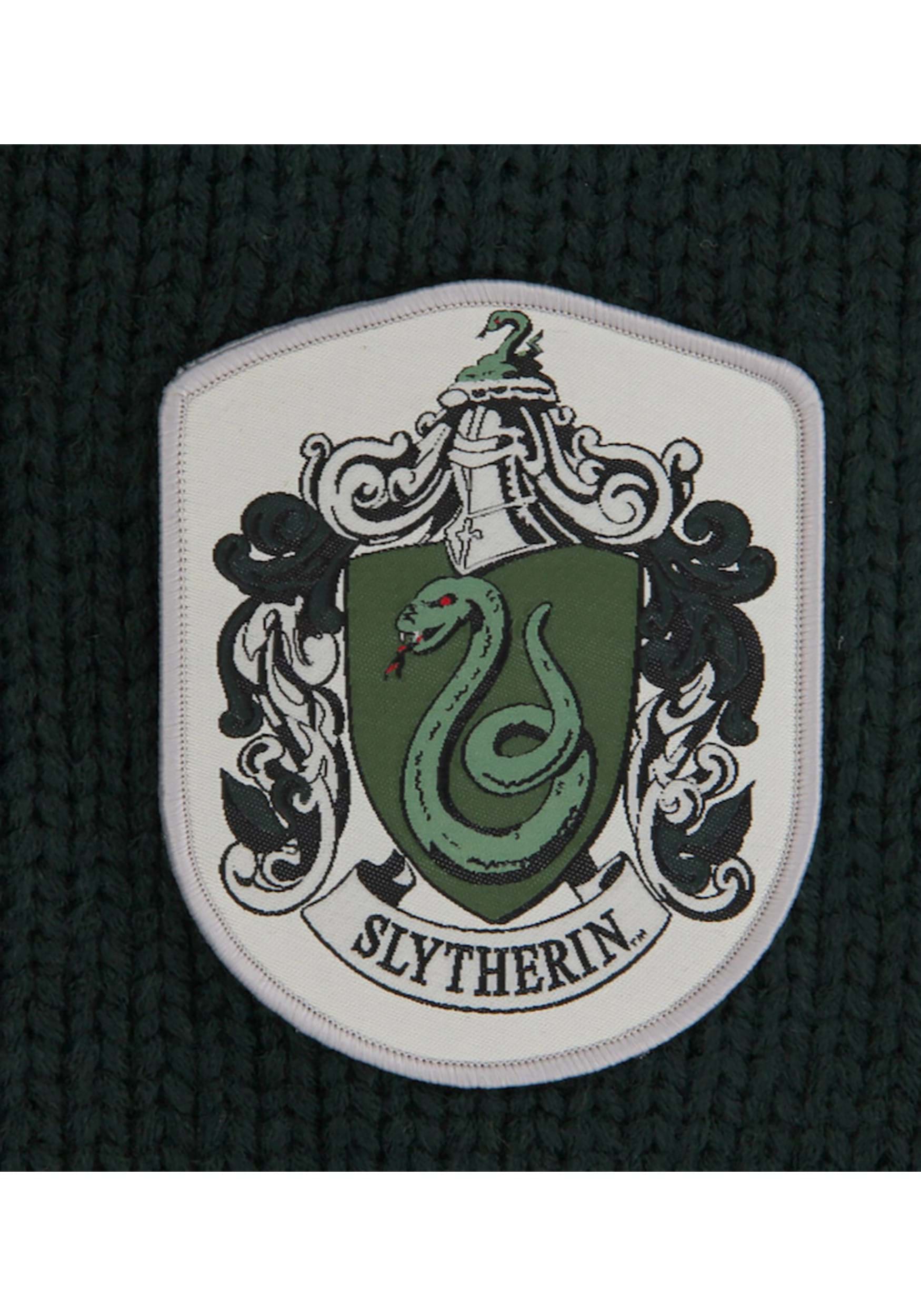 Slytherin Knit Black Hood