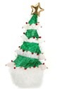 Springy White Christmas Tree Plush Hat Alt 1