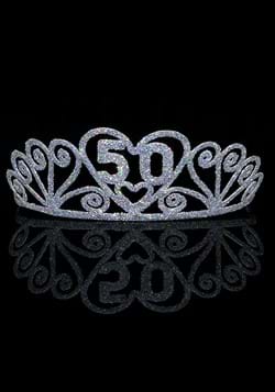Silver 50 Sparkle Tiara