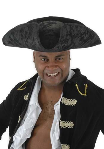 Click Here to buy Black Corsair Pirate Costume Hat from HalloweenCostumes, CDN Funds & Shipping