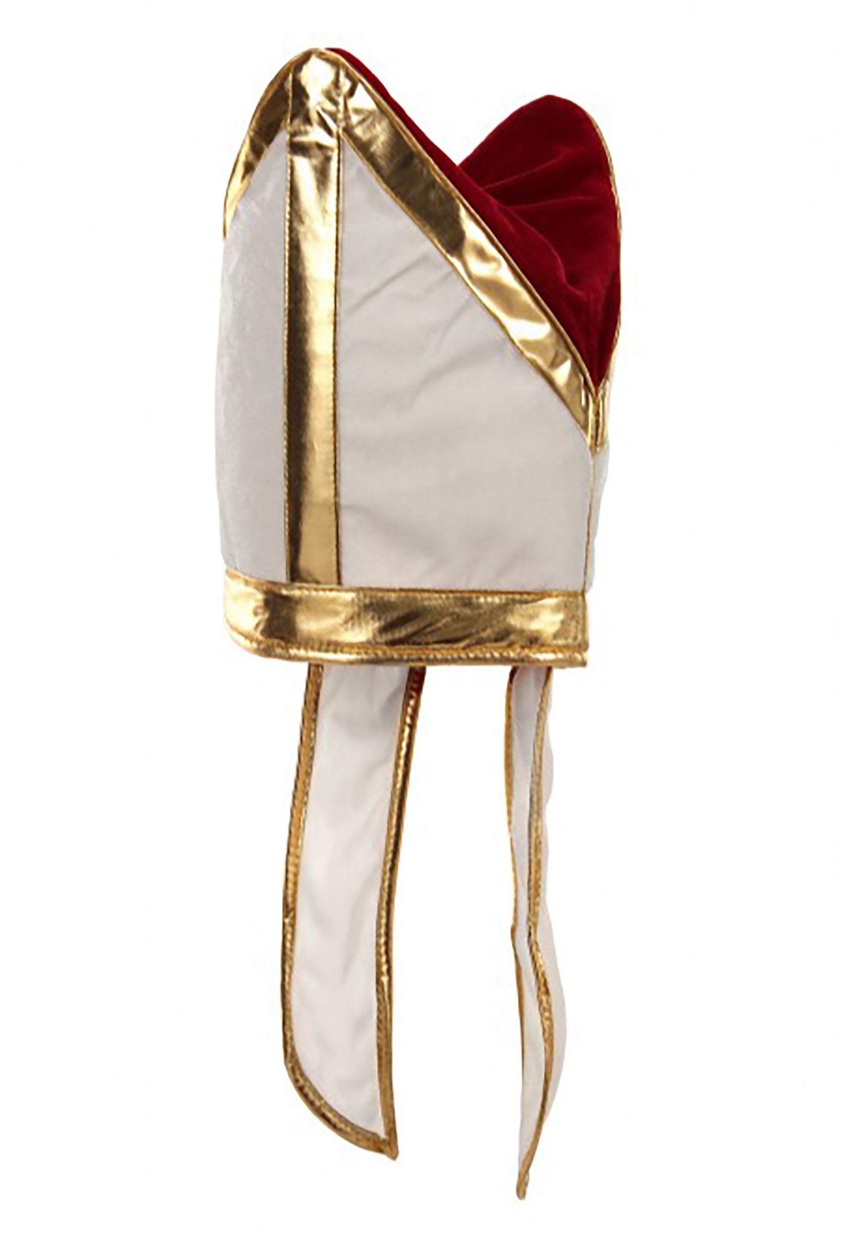 Pope Plush White Costume Hat
