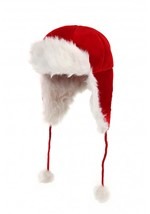 Santa Aviator Plush Hat Alt 1
