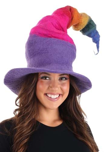 Click Here to buy Heartfelted Rainbow Borealis Witch Costume Hat from HalloweenCostumes, CDN Funds & Shipping