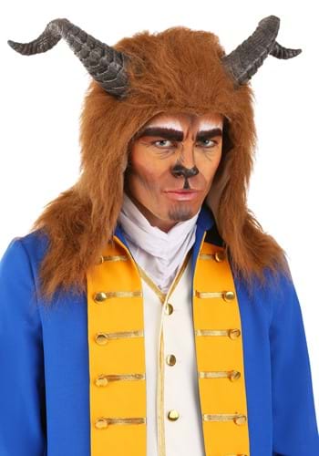 Click Here to buy Brown Beast Costume Hood with Horns from HalloweenCostumes, CDN Funds & Shipping