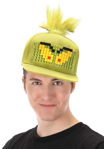 Click Here to buy Bricky BlocksThe Grinch Build-On Snapback Hat Kit from HalloweenCostumes, CDN Funds & Shipping