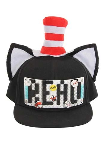 Click Here to buy Bricky Blocks Build-On The Cat in the Hat Snapback Hat Kit from HalloweenCostumes, CDN Funds & Shipping