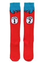 Thing 1 & 2 Costume Adult Socks Alt 3