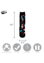 The Cat In The Hat Pattern Socks Adult Alt 3
