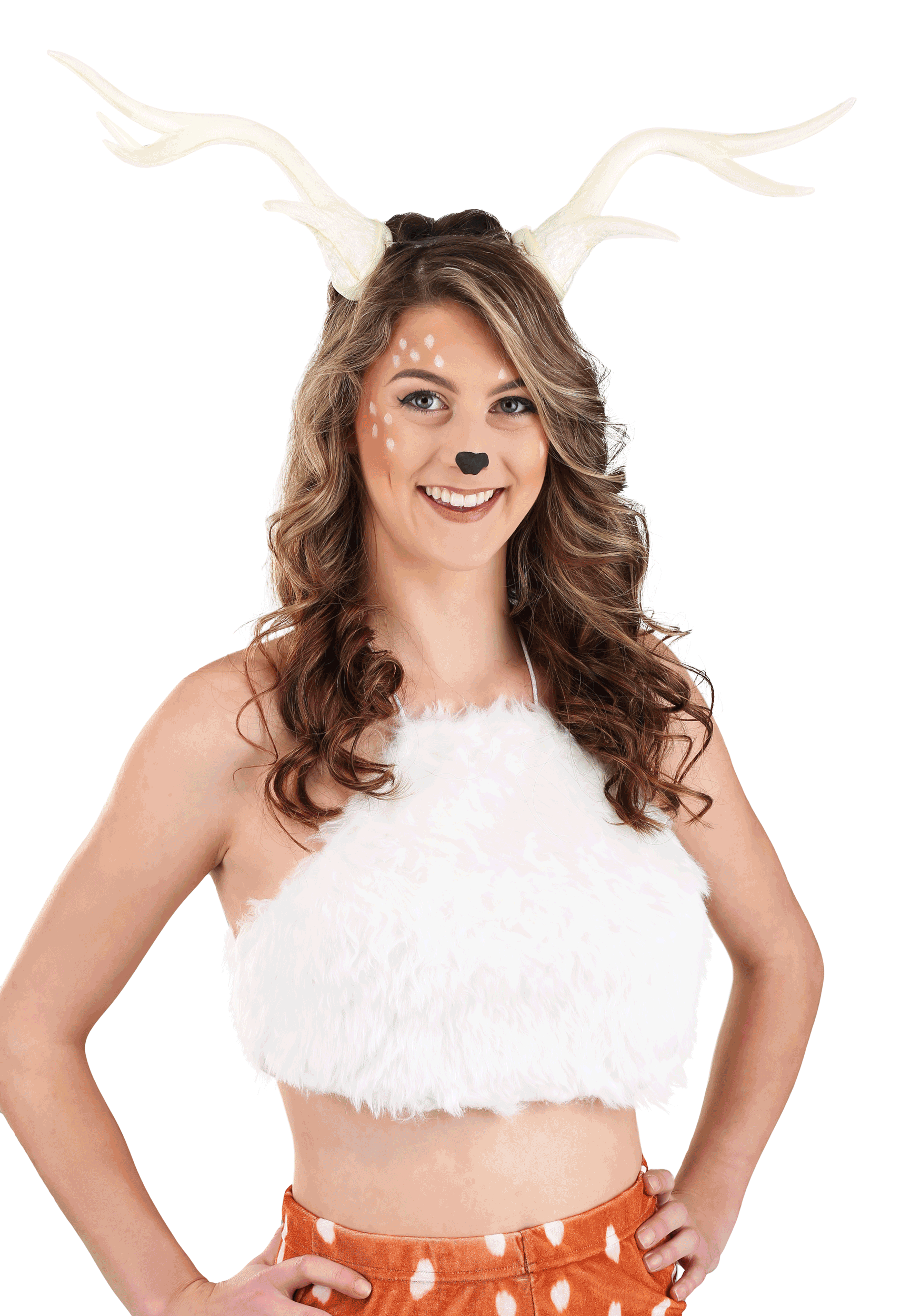 Deer Antlers White Costume Light-Up LumenHorns | Deer Accessories