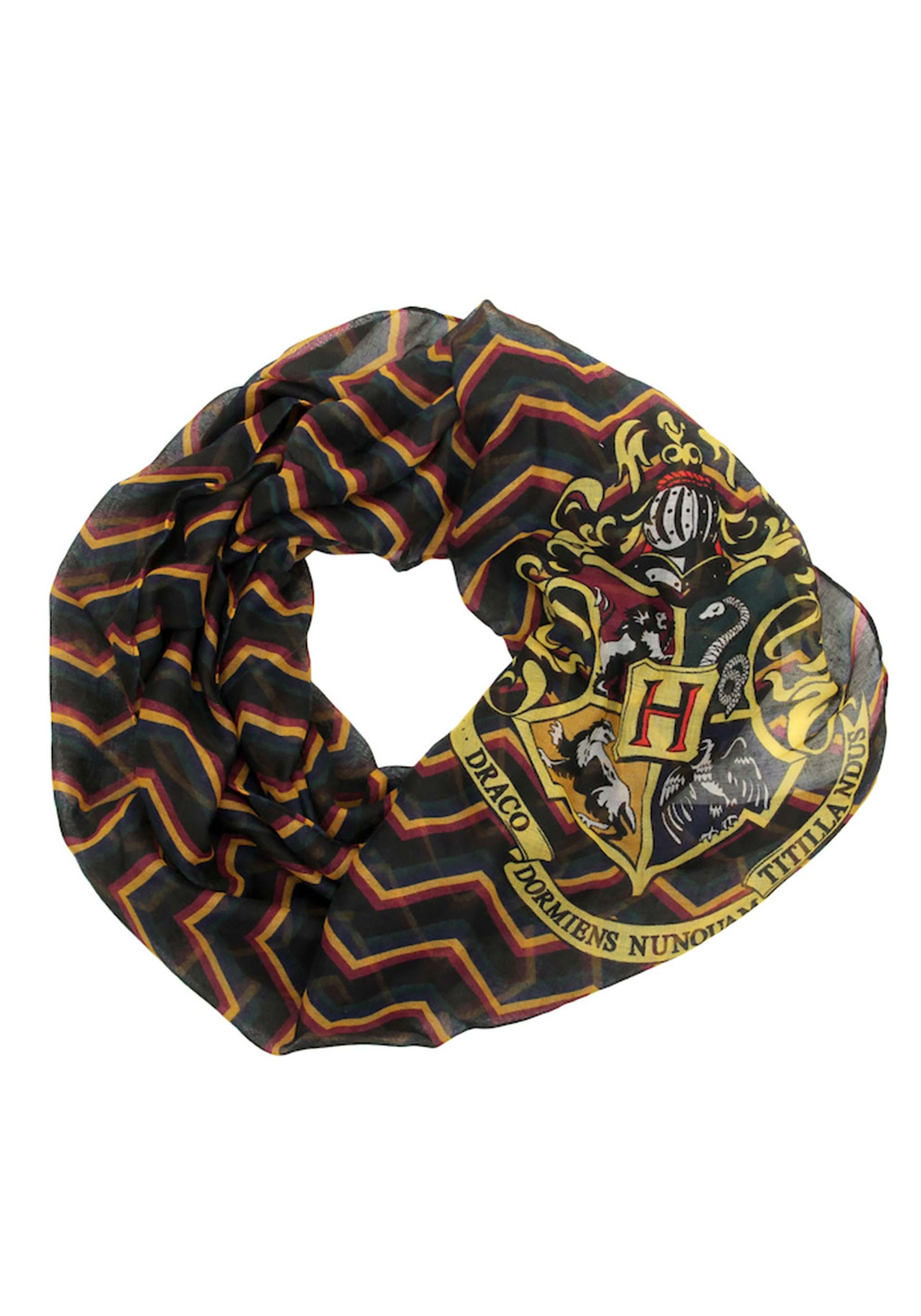Harry Potter Hogwarts Crest Infinity Scarf , Harry Potter Accessories