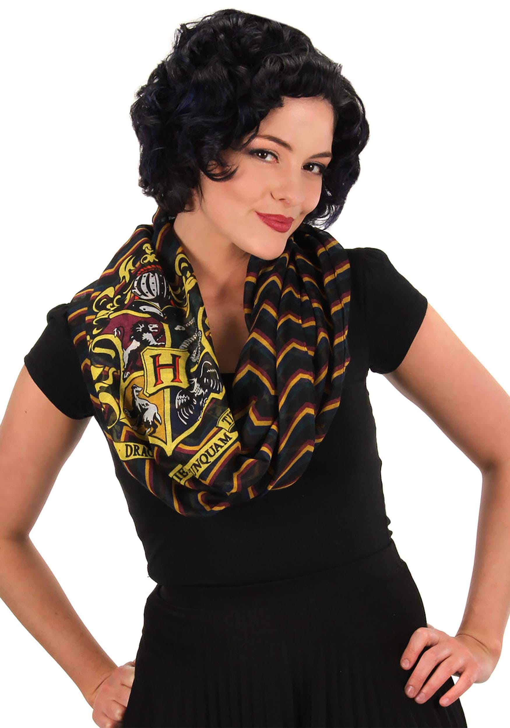 Harry Potter Hogwarts Crest Infinity Scarf , Harry Potter Accessories