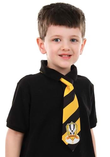Click Here to buy Hufflepuff House Toddler Breakaway Tie | Harry Potter Accessories from HalloweenCostumes, CDN Funds & Shipping