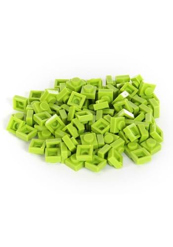 Bricky Blocks 100 Pieces 1x1 Lime