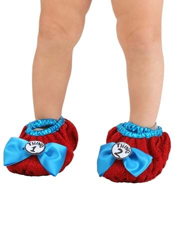 Click Here to buy Dr. Seuss | Thing 1&2 Costume Shoe Covers Kids from HalloweenCostumes, CDN Funds & Shipping