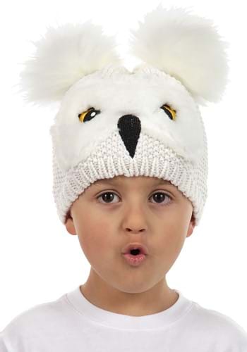 Click Here to buy Hedwig Knit Hat for Toddlers from HalloweenCostumes, CDN Funds & Shipping