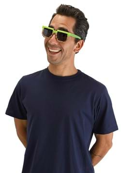 Pixel Brick Glasses Green/Brown