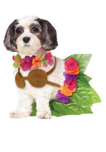 Hula Girl Pet Costume